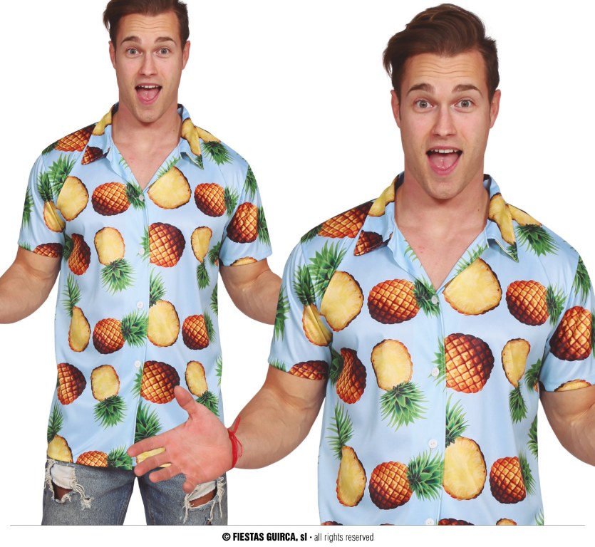 Club Tropicana Ananas Hawaii Blouse | Toppers Blouse