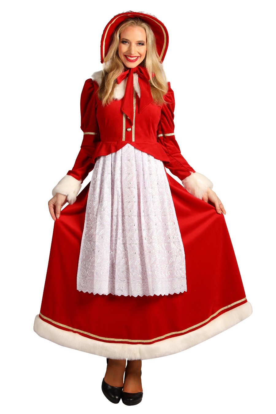 lange kerstjurk dames