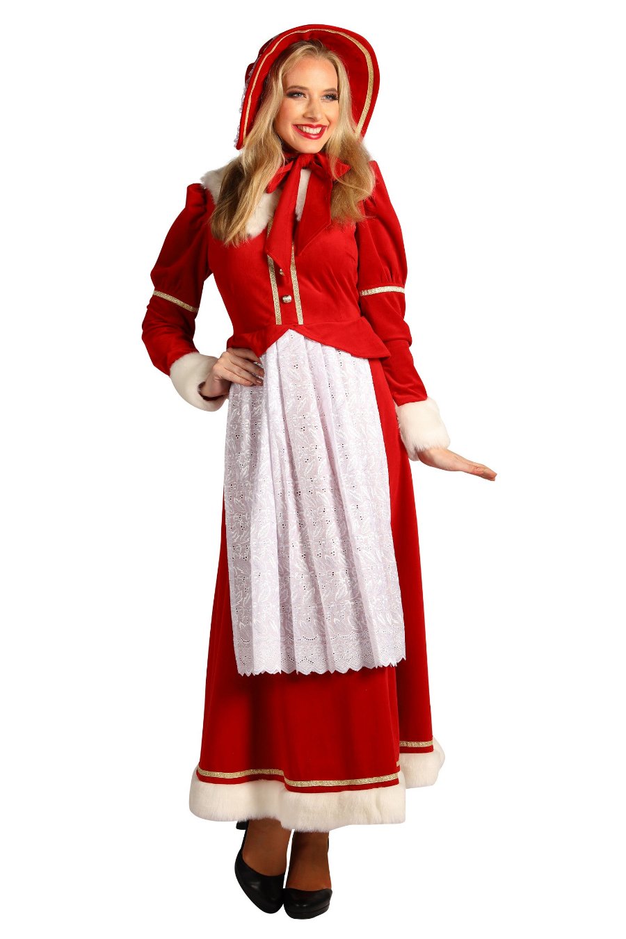 Charles dickens kerstjurk rood