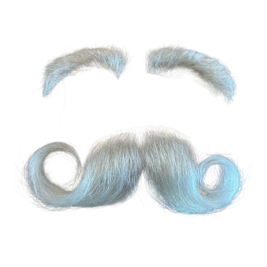 Kerstman Set Snor en Wenkbrauwen Yak Professional