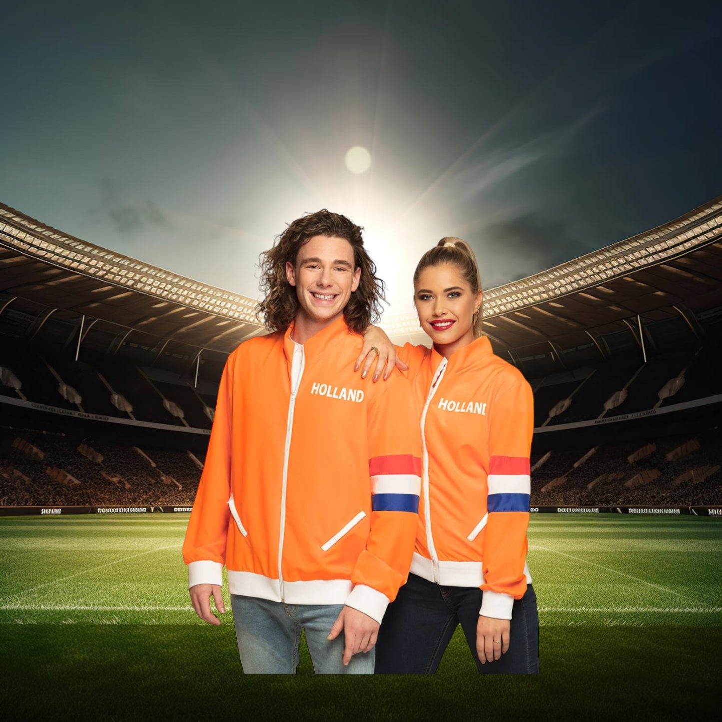 Dames trainingsjack Holland Oranje