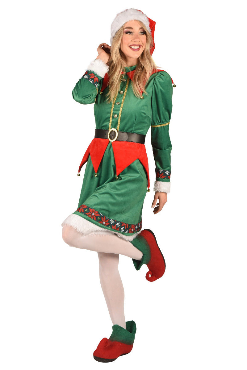 Elf dame Saltarella Kerst jurk