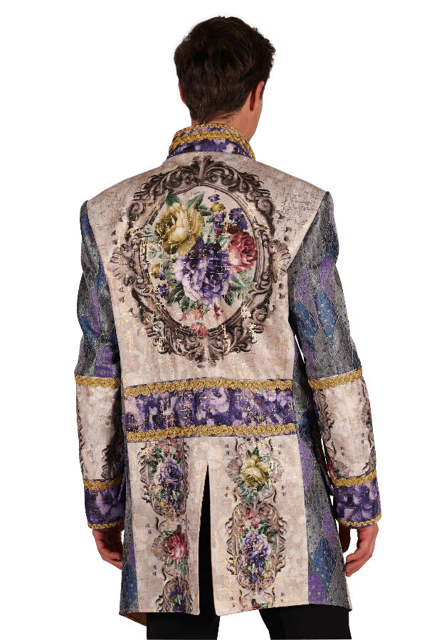 Jas Heer Amadeus Paars Luxe