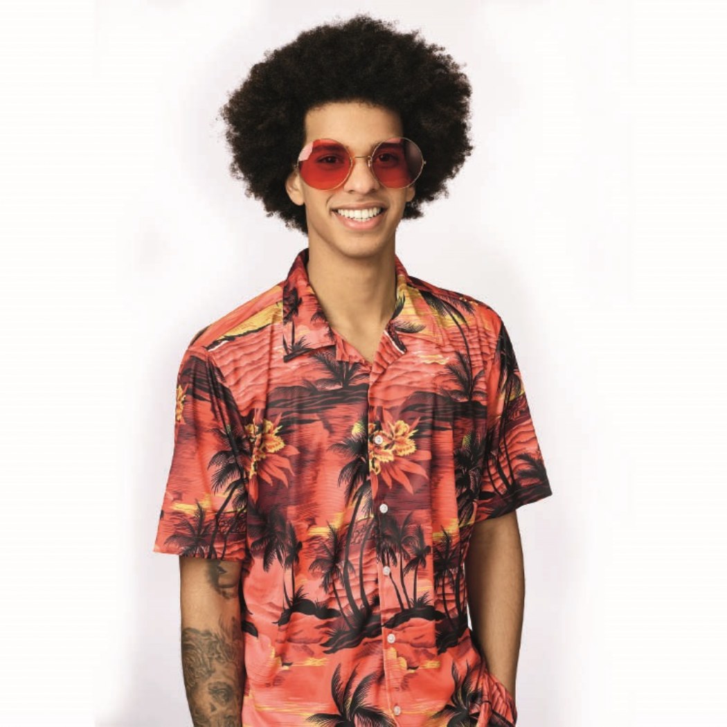 Hawaii Blouse Zomer Rood Toppers