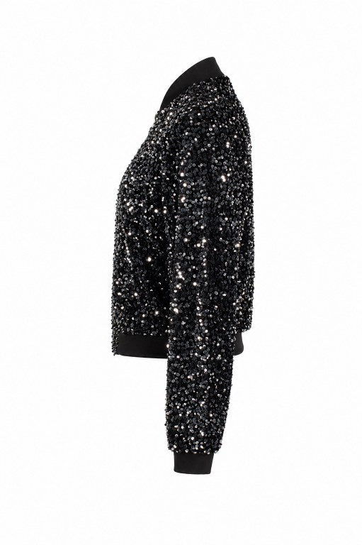 Jas Dame Sequin Dodgers Zilver