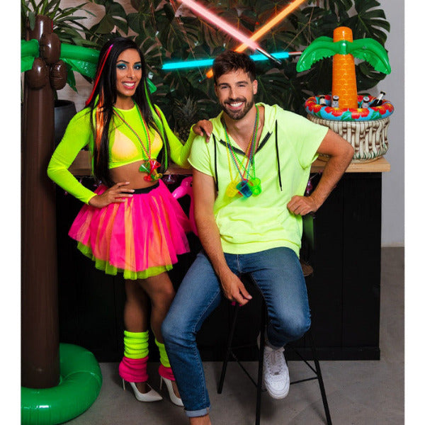 opblaas palmboom hawaii feestje