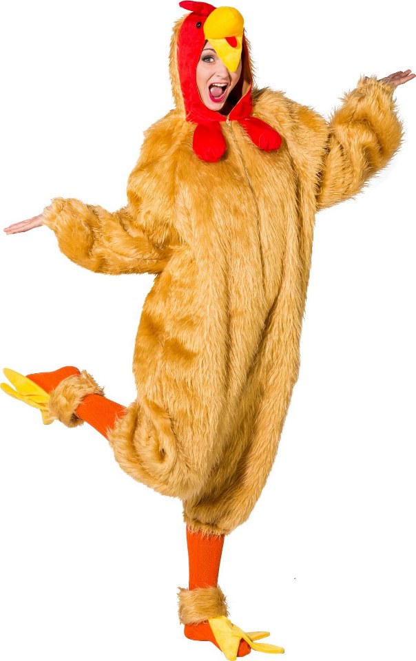 Kippenpak pluche luxe