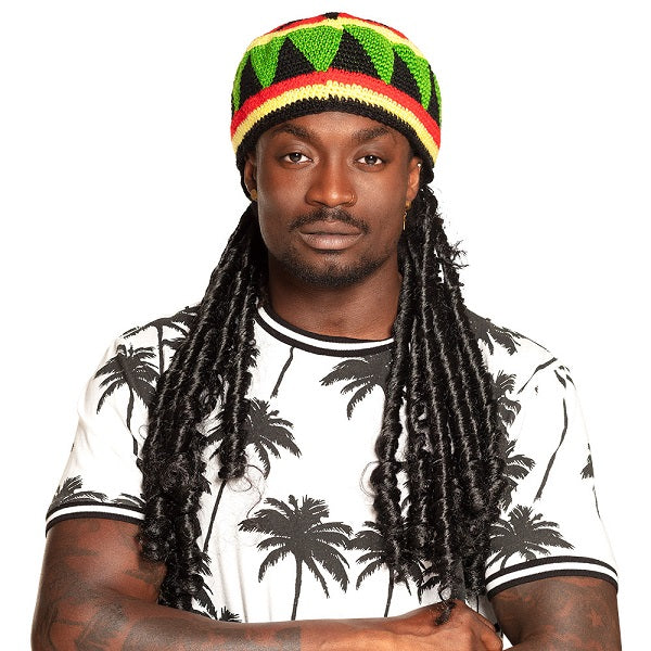 rasta muts met haar