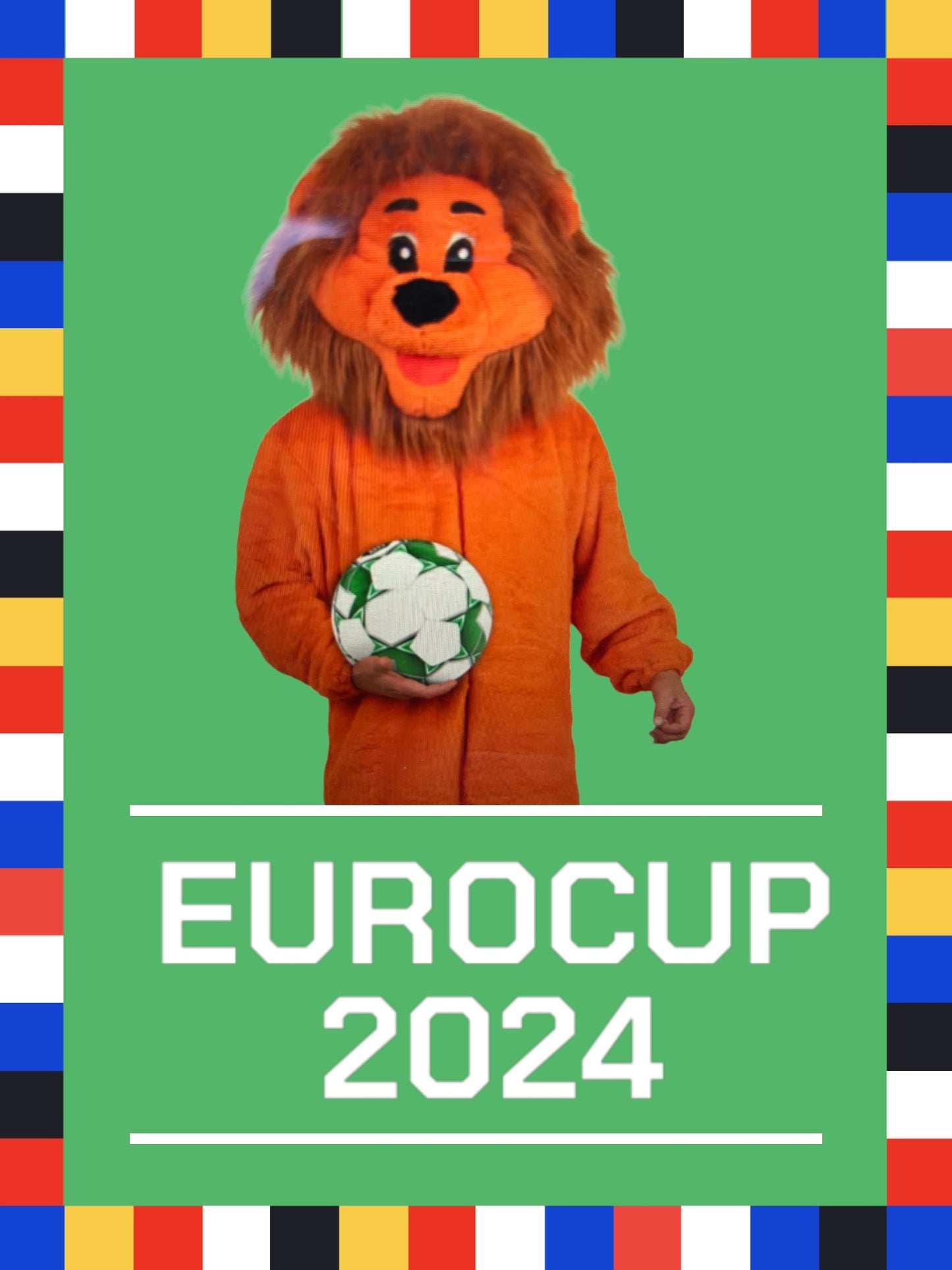 Leeuwen pak oranje