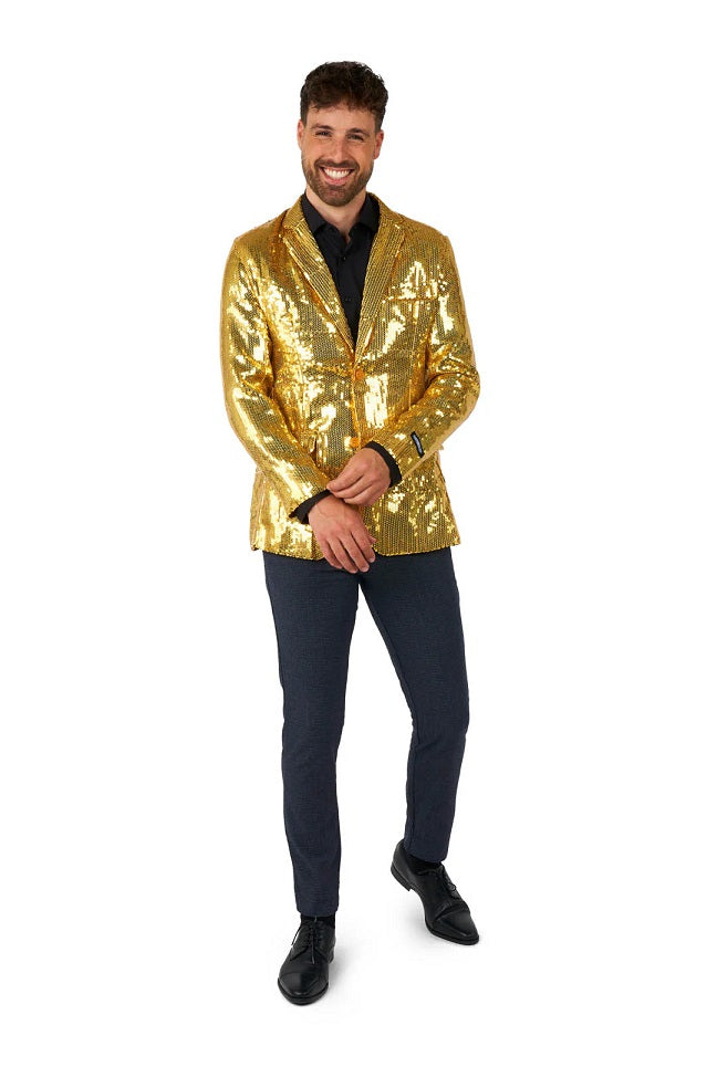 Sequins Gold gouden blazer