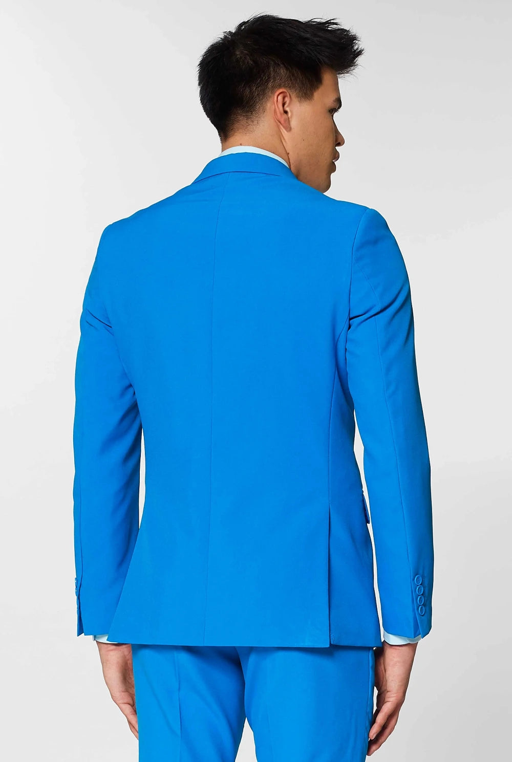 opposuit blauw kostuum