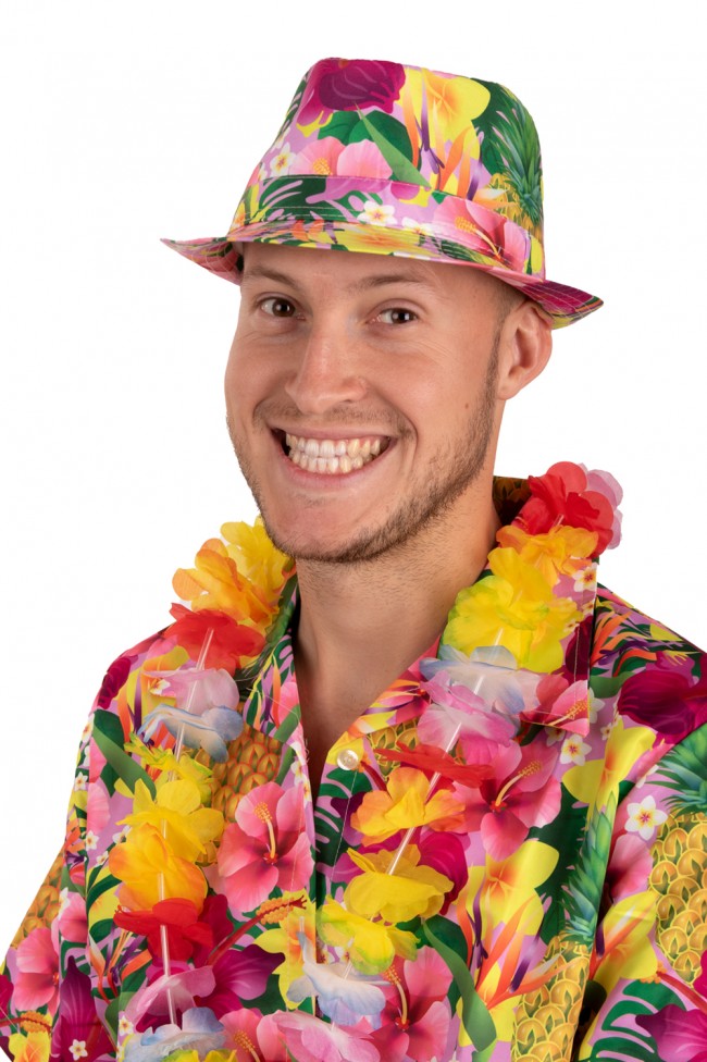 Zomer Tropical Hoedje Pink