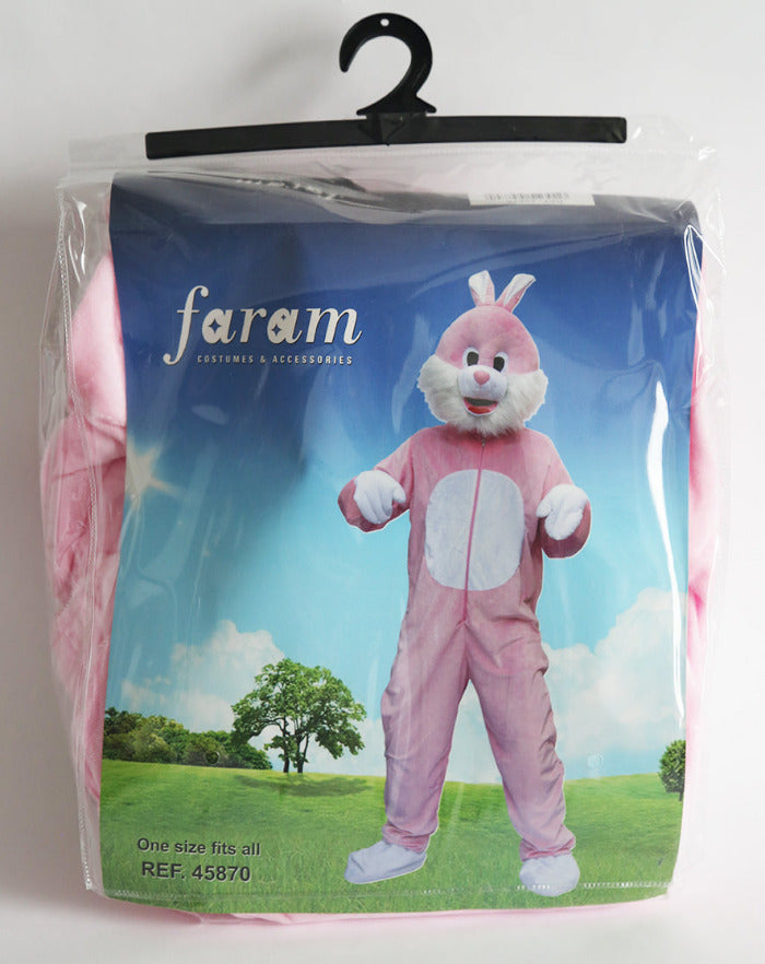 roze paashaas mascotte pak