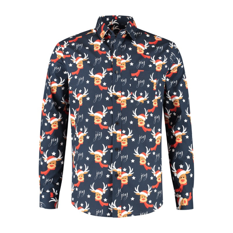 kerst blouse heren rendier Joy