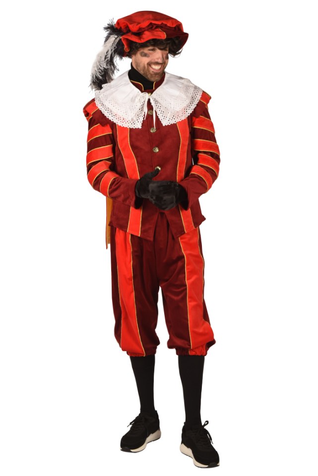 Pietenpak Cadiz Rood-Bordeaux met cape
