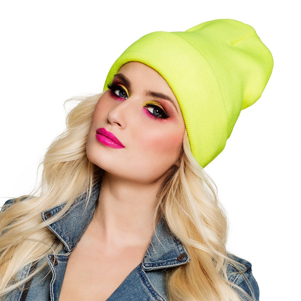 neon gele muts