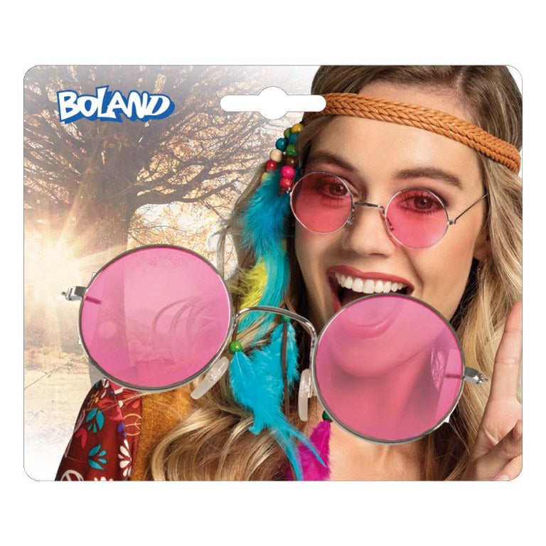 roze hippiebril dames