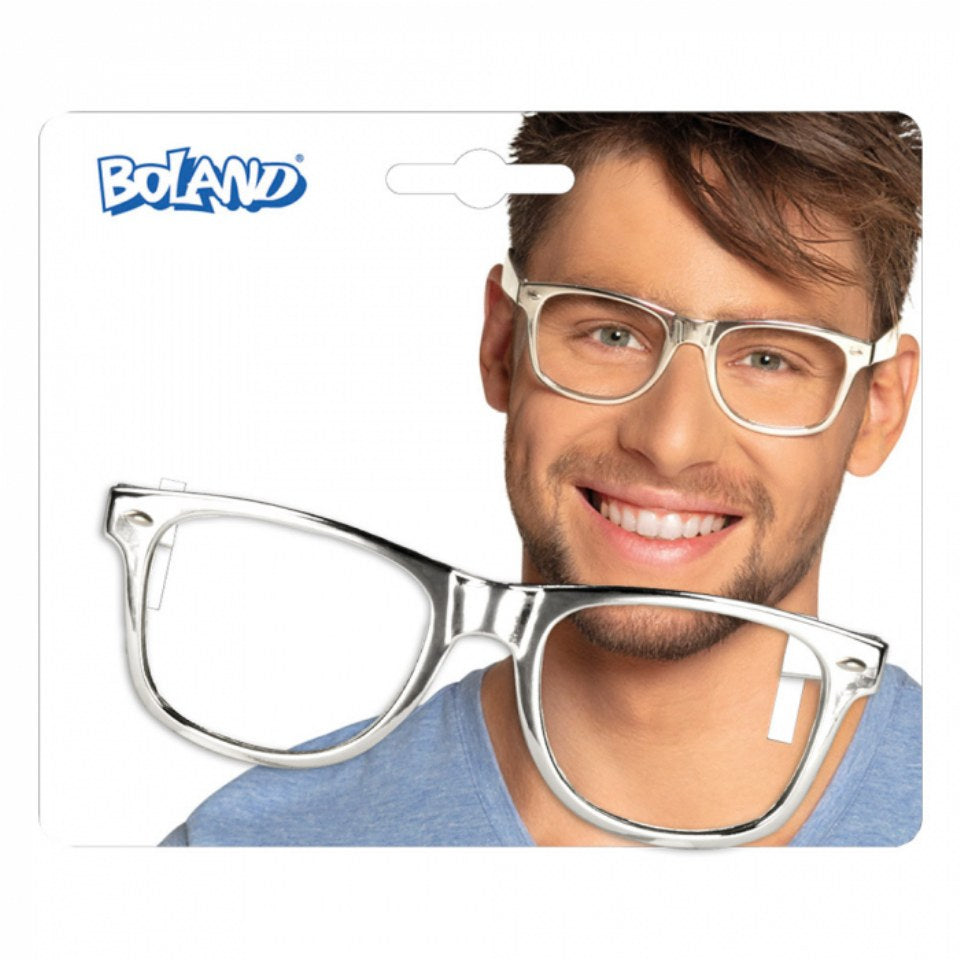 Zilver bril zonder glazen