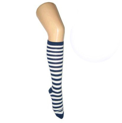kniekousen blauw wit