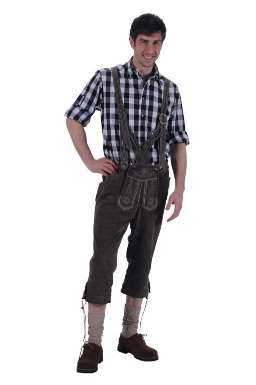 Tiroler lederhoese groen lang