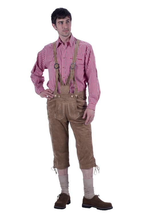 Tiroler broek driekwart lederhose