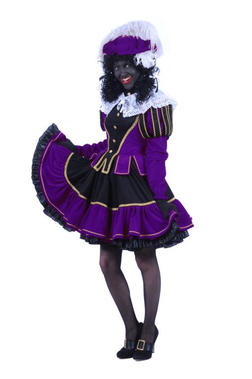 meisjes pietenpak paars