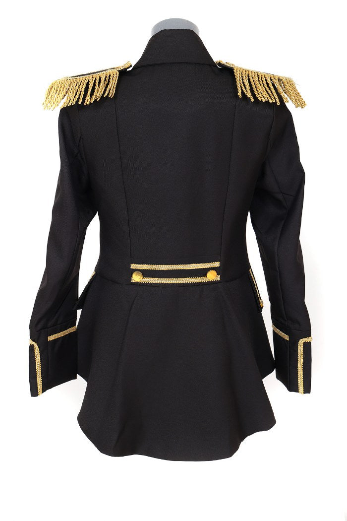 zwart met goud carnavalsjas