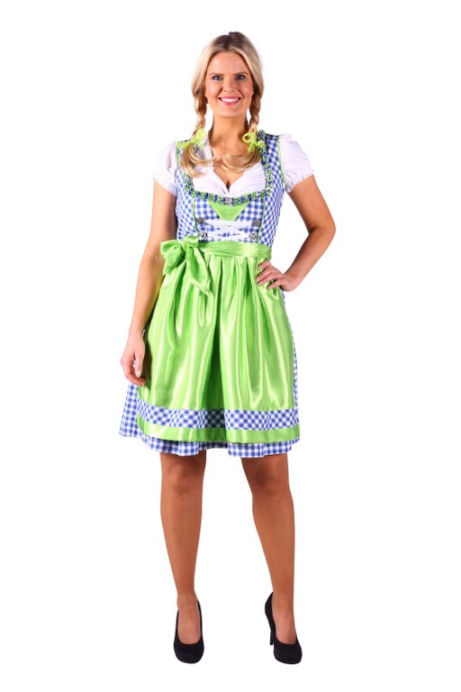 Dirndl Alina groen-zwart