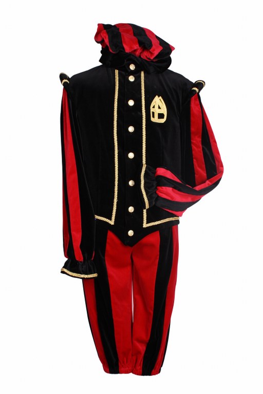 Pietenpak Menorca Luxe Zwart-Rood