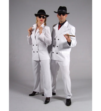 Gangster kostuum wit