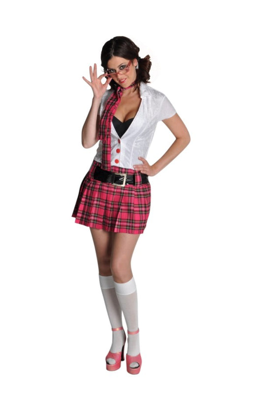 sexy schoolmeisje kostuum