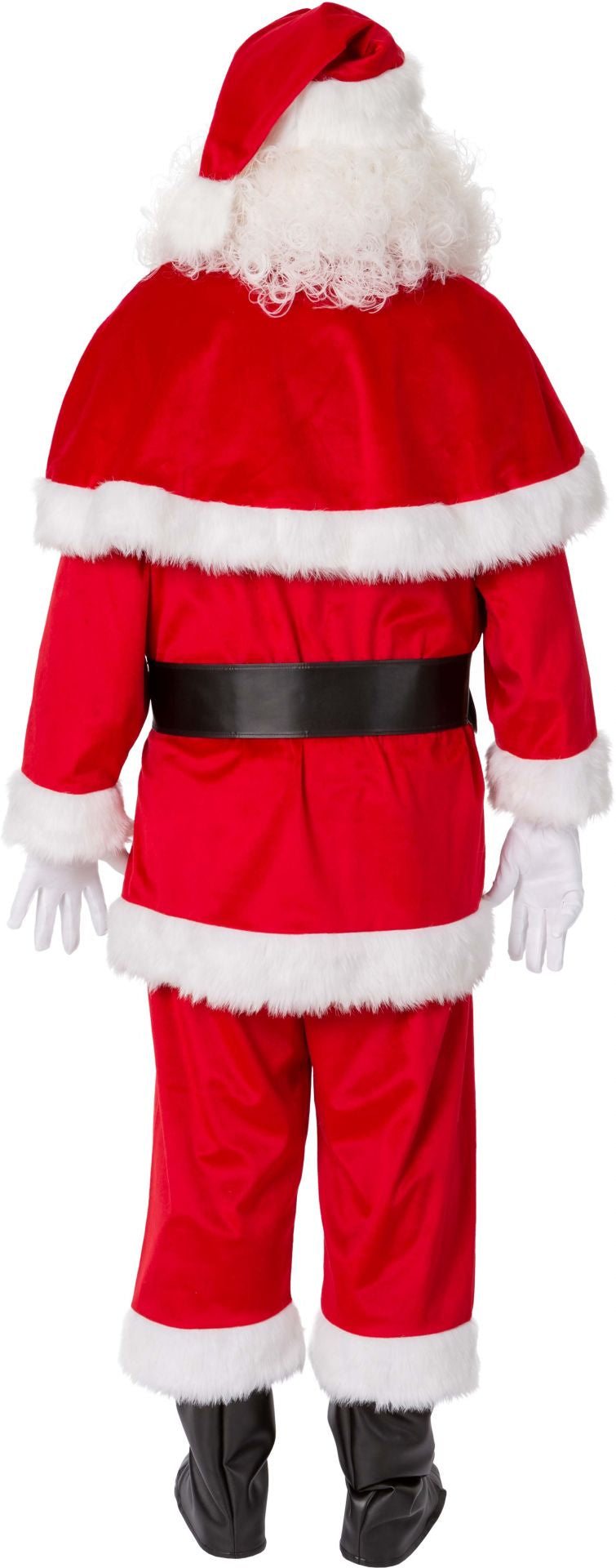 Kerstman kostuum donkerrood