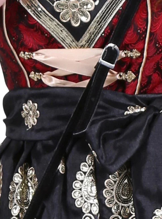 Luxe Dirndl jurk Brokaat