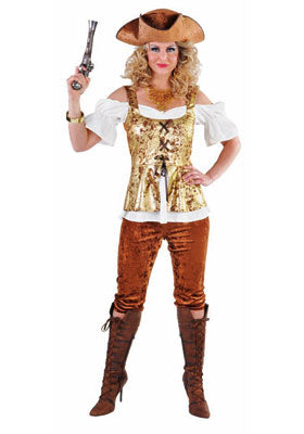 Piratenpak met broek dames