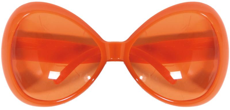 Grote Oranje Zonnebril