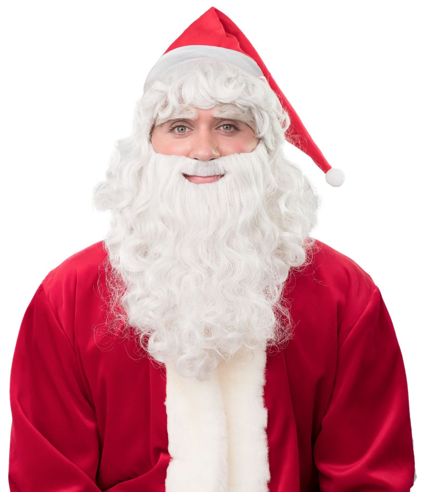 Kerstman Baard en Pruik en muts