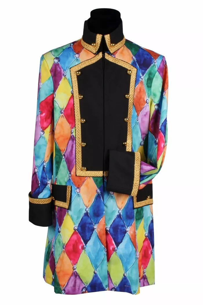 Jas print heer Coloured Mix van kleuren