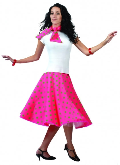 rock & roll rok roze groen