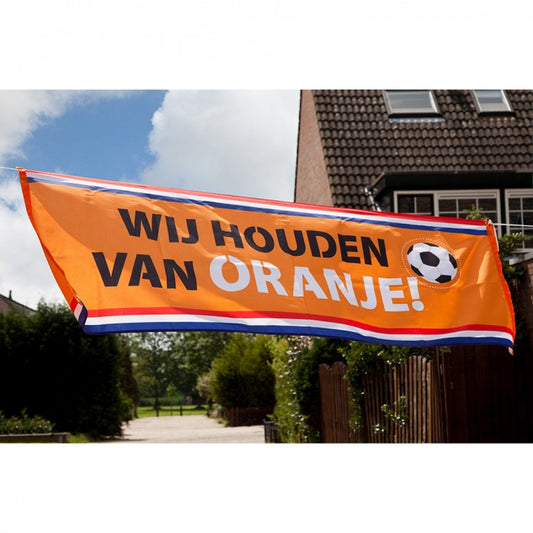Wij houden van oranje banner