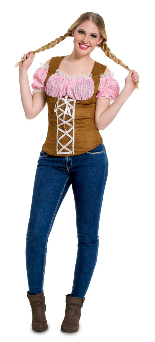 Oktoberfest Top Roze