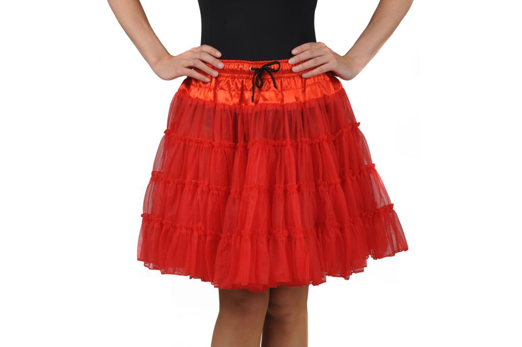 Petticoat luxe rood