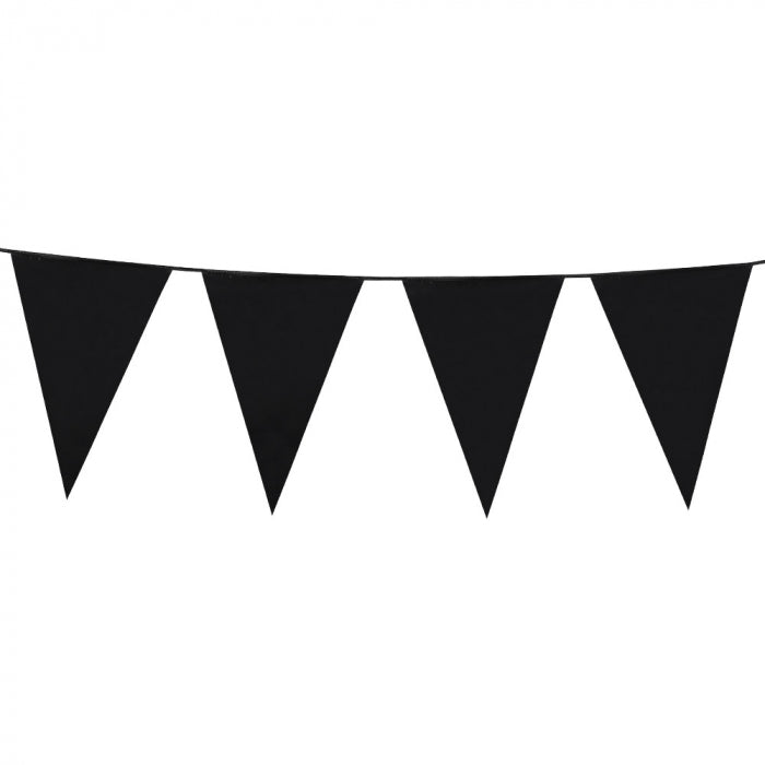 Zwarte vlaggenlijn 10 meter