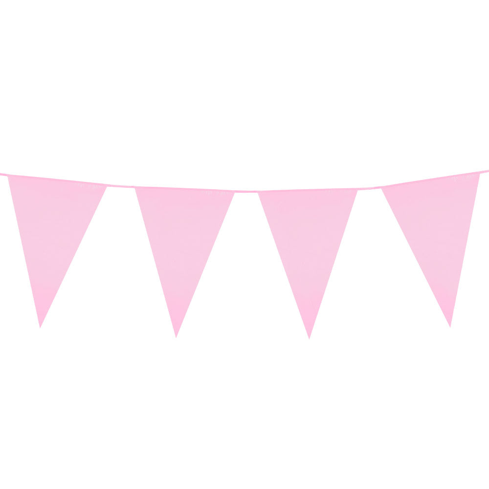 Vlaggenlijn Licht Roze 10 Meter