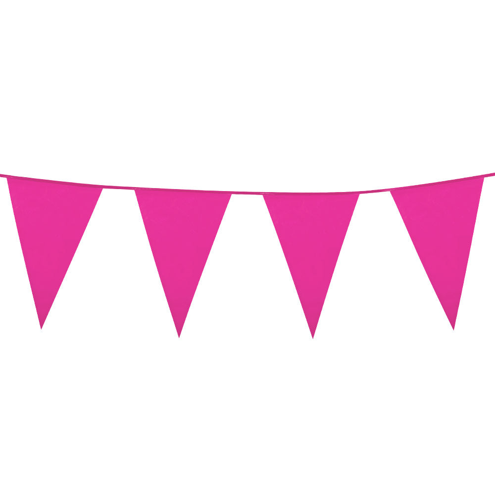 roze vlaggenlijn 10 meter