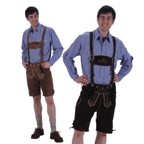 octoberfest lederhose donker