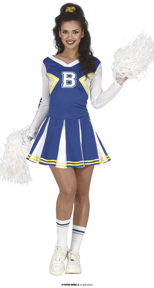 Cheerleader pakje blauw