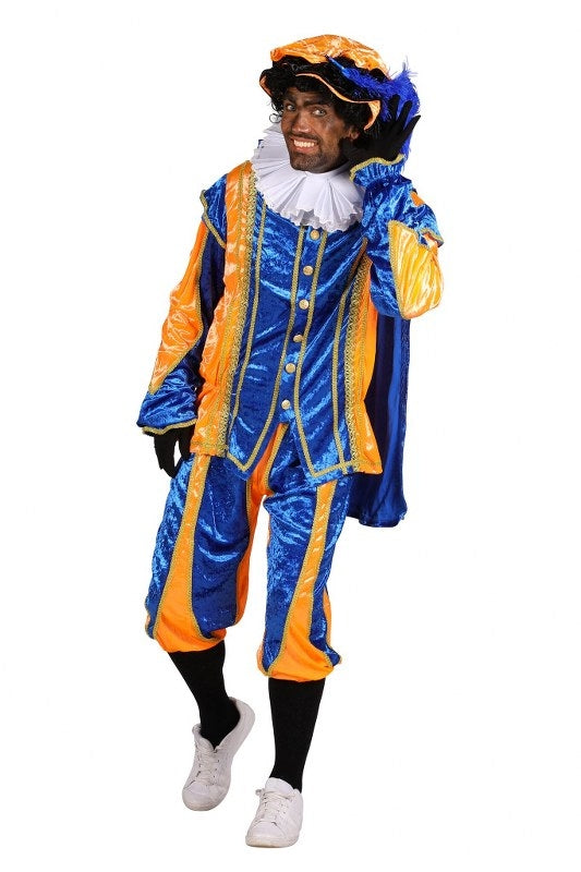 Pietenpak Bilbao blauw oranje