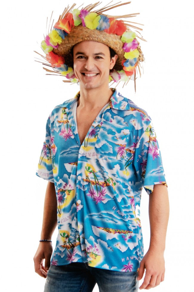 Hawaiiblouse Tropical zon zee strand