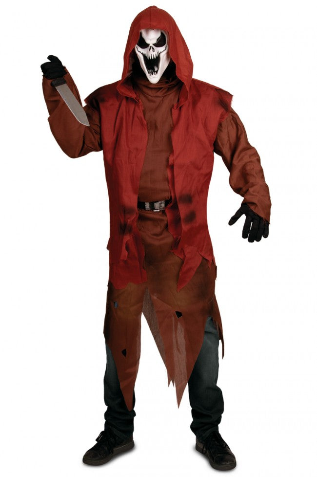 Dark night ghost kostuum met masker