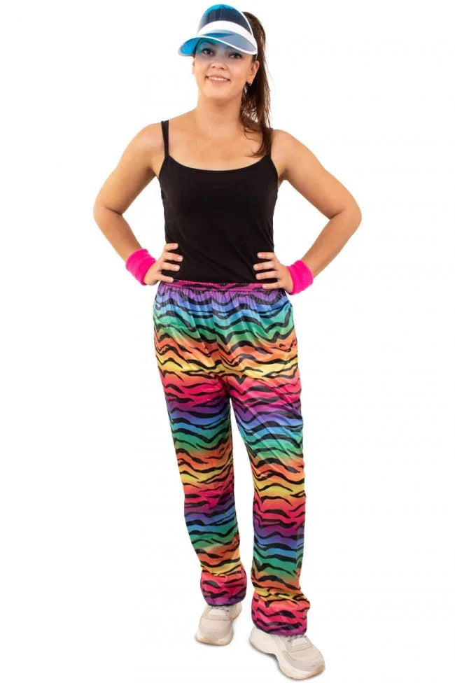jaren 80 foute broek met tijgerprint